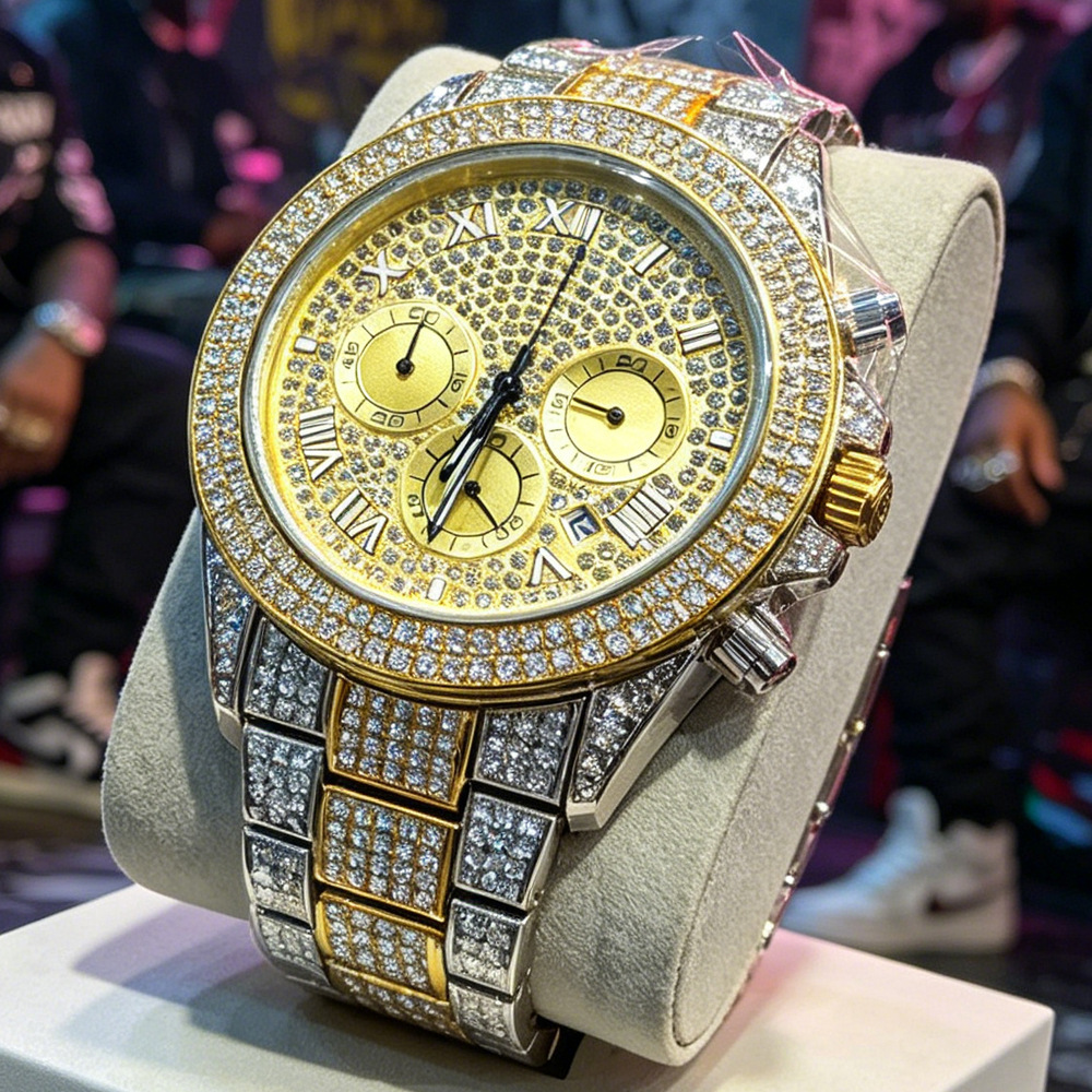 Luxury Watch Brands Logo - Geen logo zilver gouden volledig diamanten