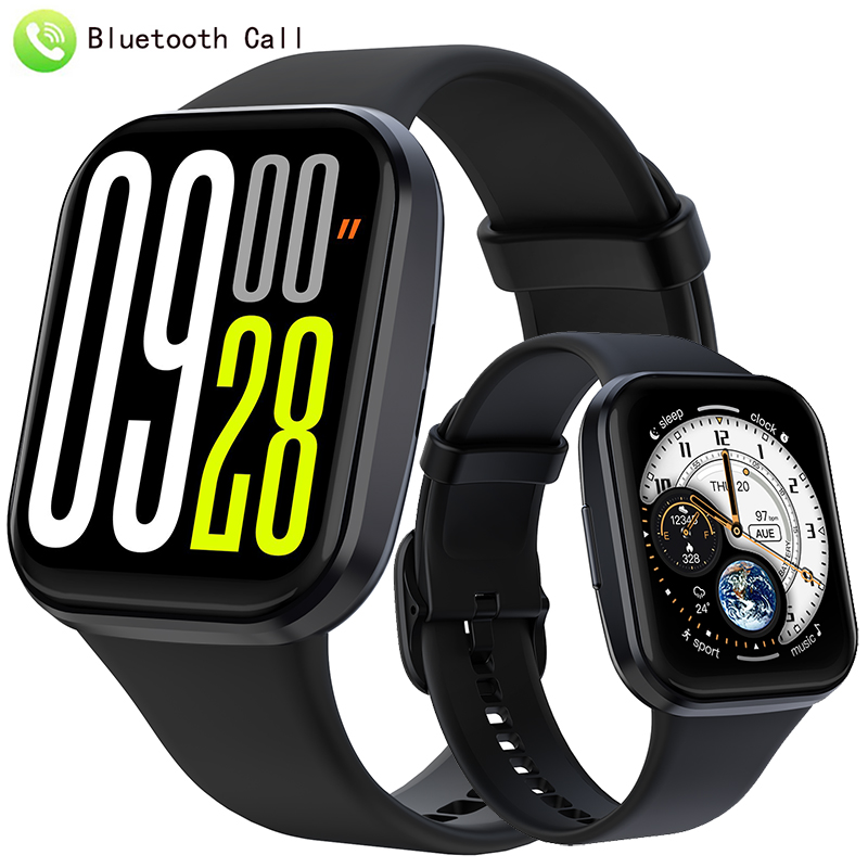 Luxury Watch On Rubber Strap - Luxe Smartwatch 2026 Fitness Hartslagmeter Waterdicht