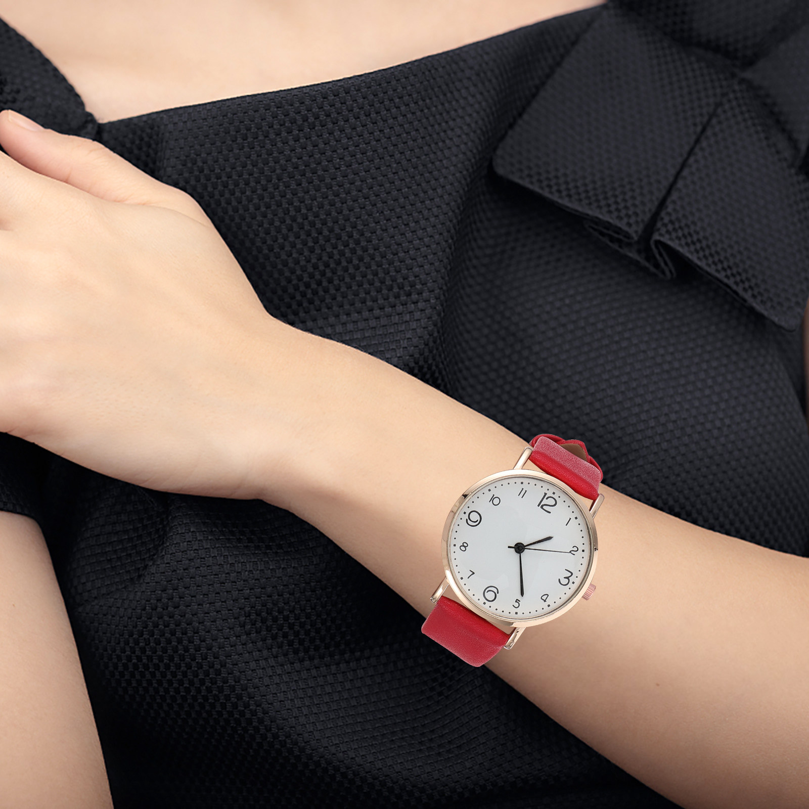 Luxury Watch White - Dames Quartz Horloge Elegante Band Modieus