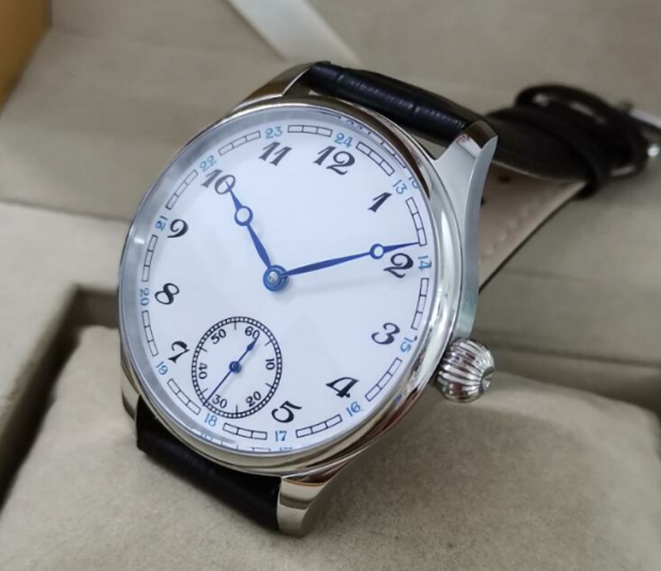 Cloisonne Enamel Dial - 41 mm geen logo witte emaille