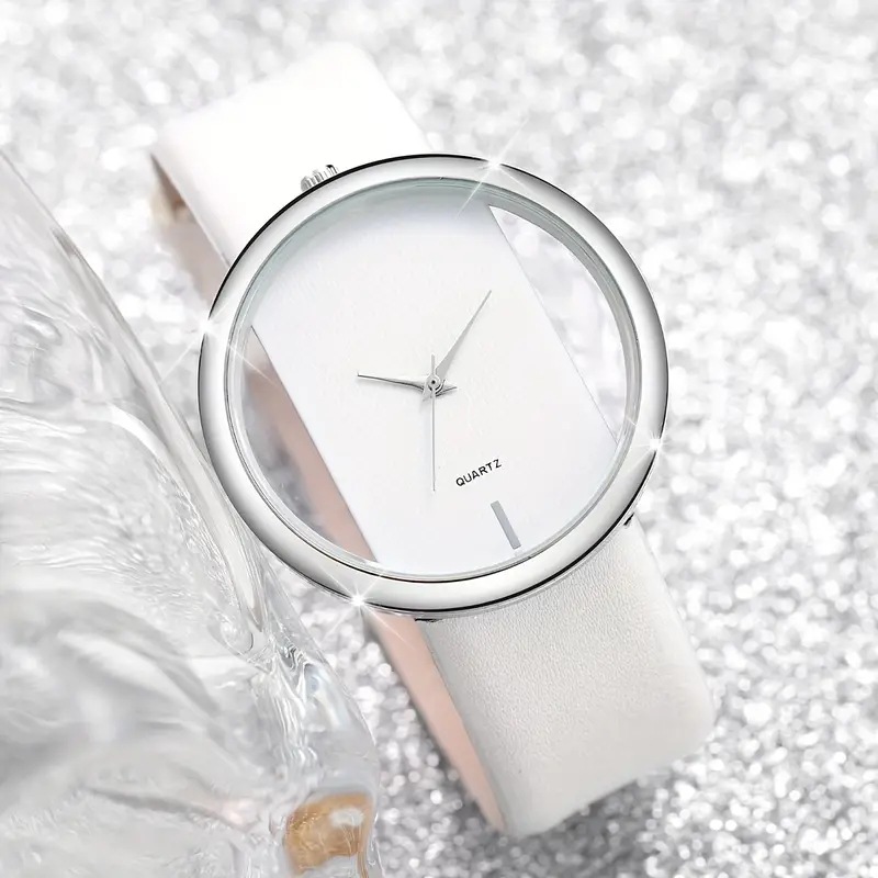 2 stuks mode witte eenvoudige  - Luxury Watch White recensie en prijs