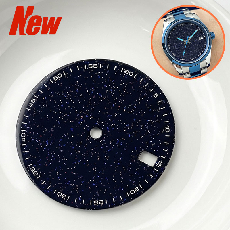 28,5 mm Emaille Textuur Blauwe - Cloisonne Enamel Dial recensie en prijs