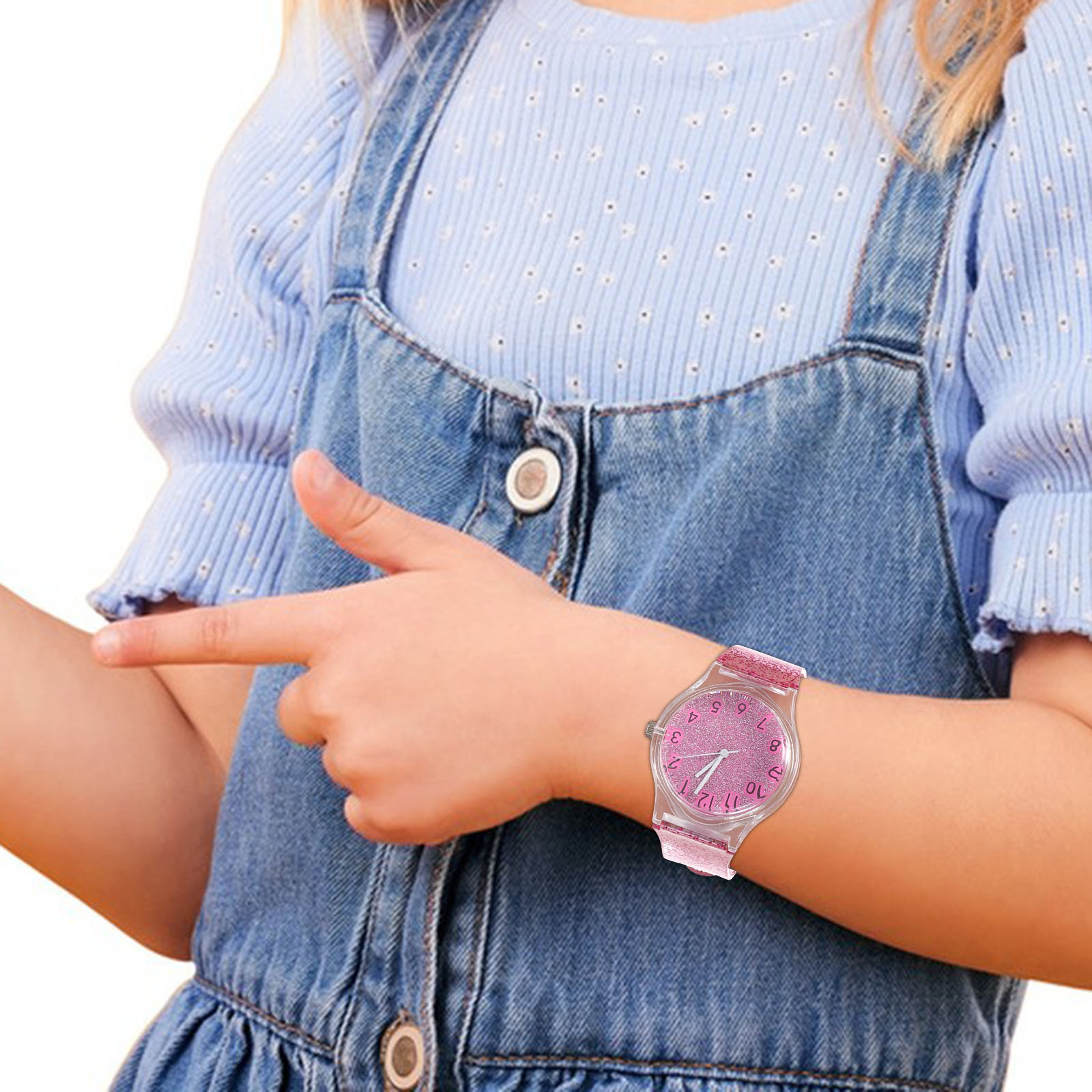 Kinderhorloge Kleurrijk glanze - Luxury Watch White recensie en prijs