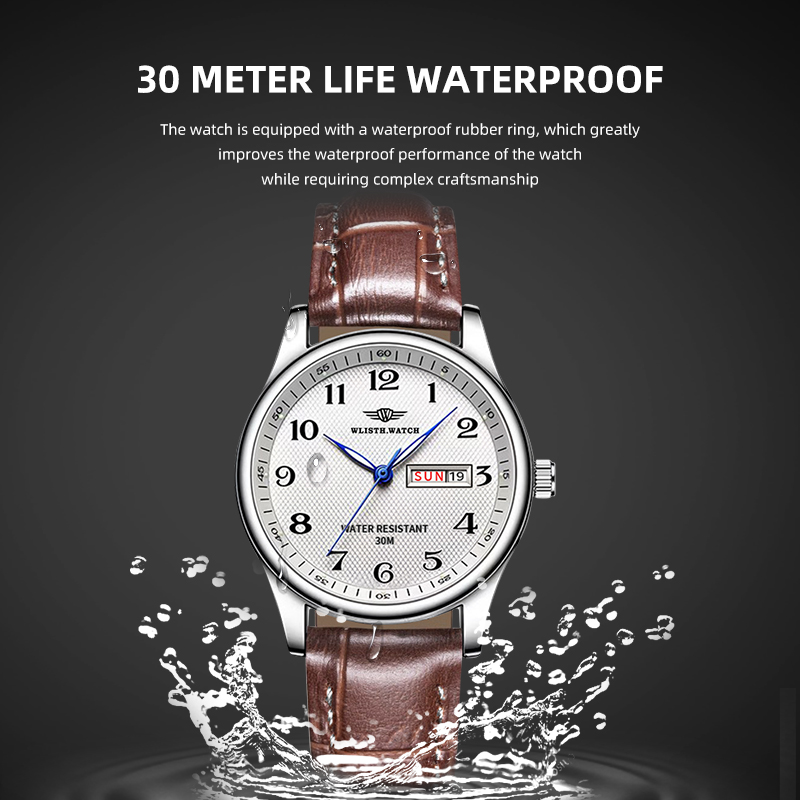 WLISTH Luxe merk herenhorloge  - Luxury Watch With Arabic Numerals recensie en prijs