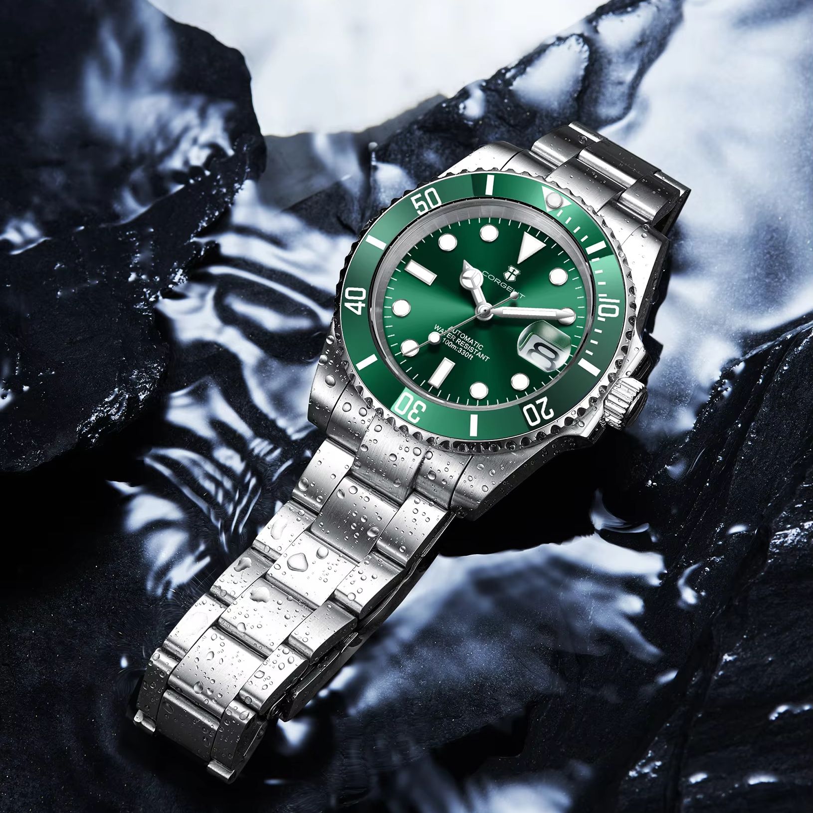 AANGEPASTE Logo 40mm 515 GMT Q - Luxury Watch Brands Logo recensie en prijs