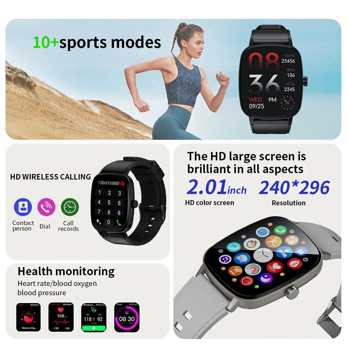 Elektronische Smartwatches Dra - Luxury Watch On Rubber Strap recensie en prijs
