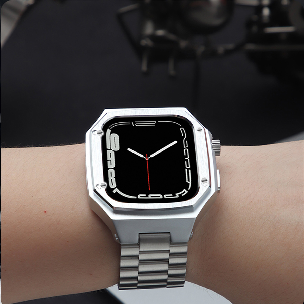 Luxe metalen modificatiekit vo - Luxury Watch Apple recensie en prijs