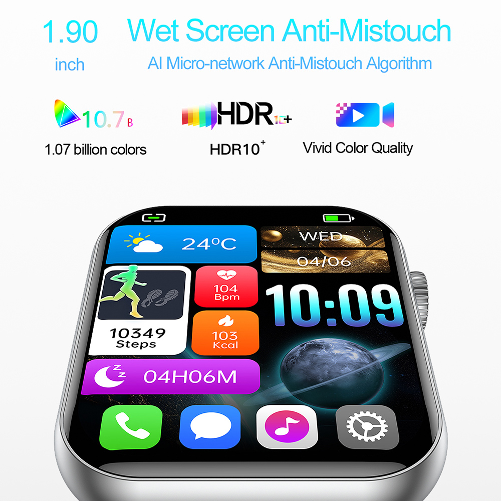 Luxe Smartwatch Gezondheidsmon - Luxury Watch On Rubber Strap recensie en prijs