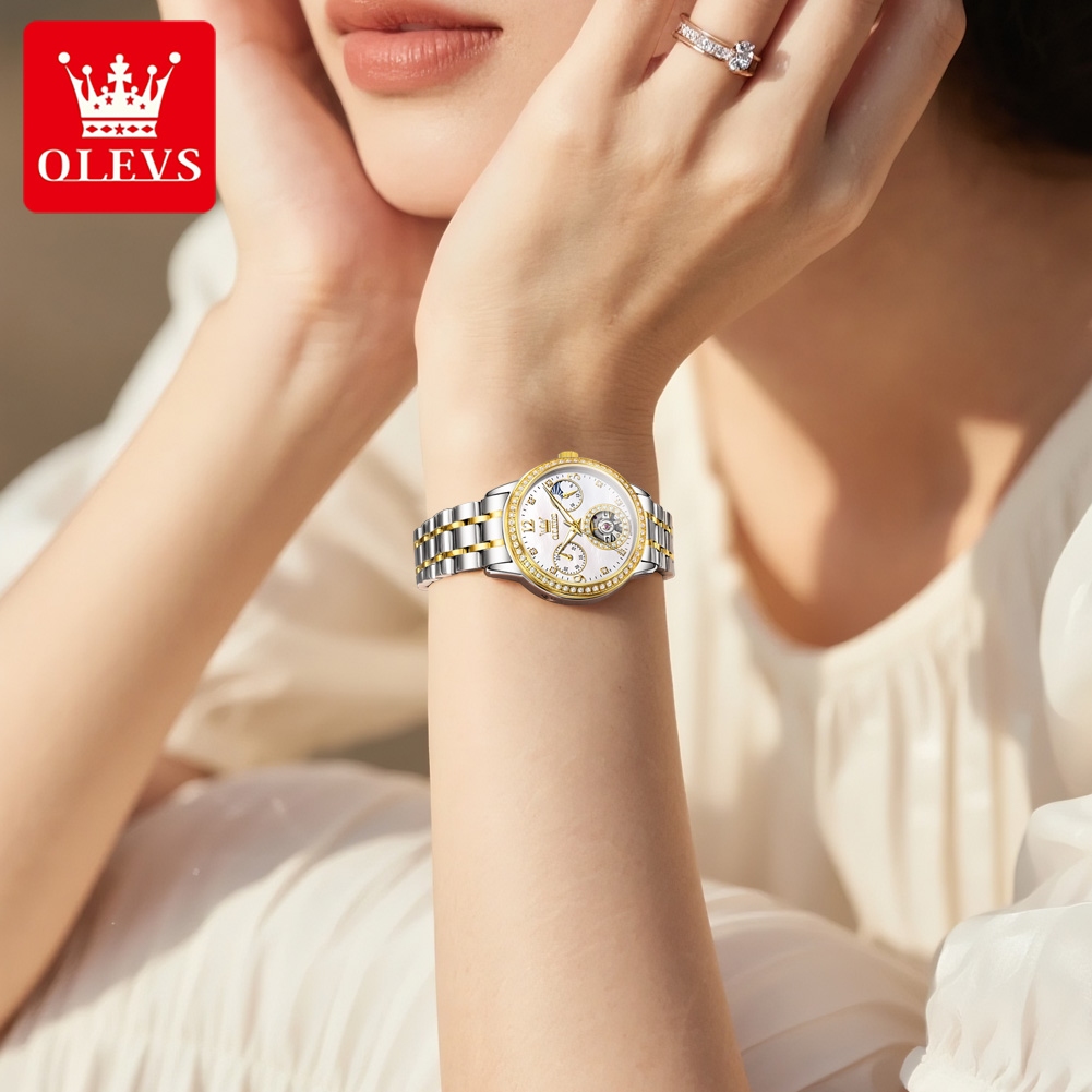 OLEVS Automatisch Horloge Voor - Luxury Watch White recensie en prijs