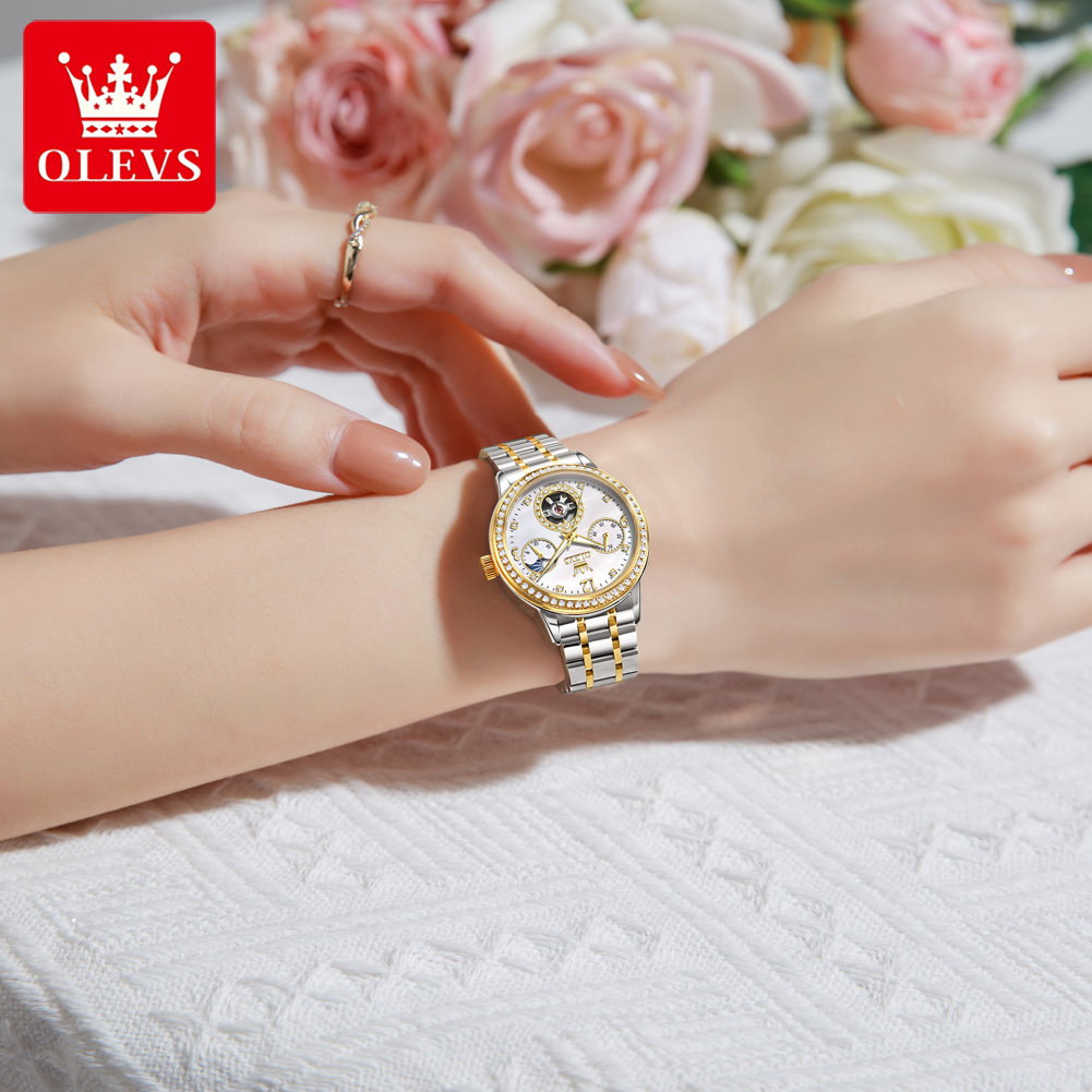 OLEVS Automatisch Horloge Voor - Luxury Watch White recensie en prijs