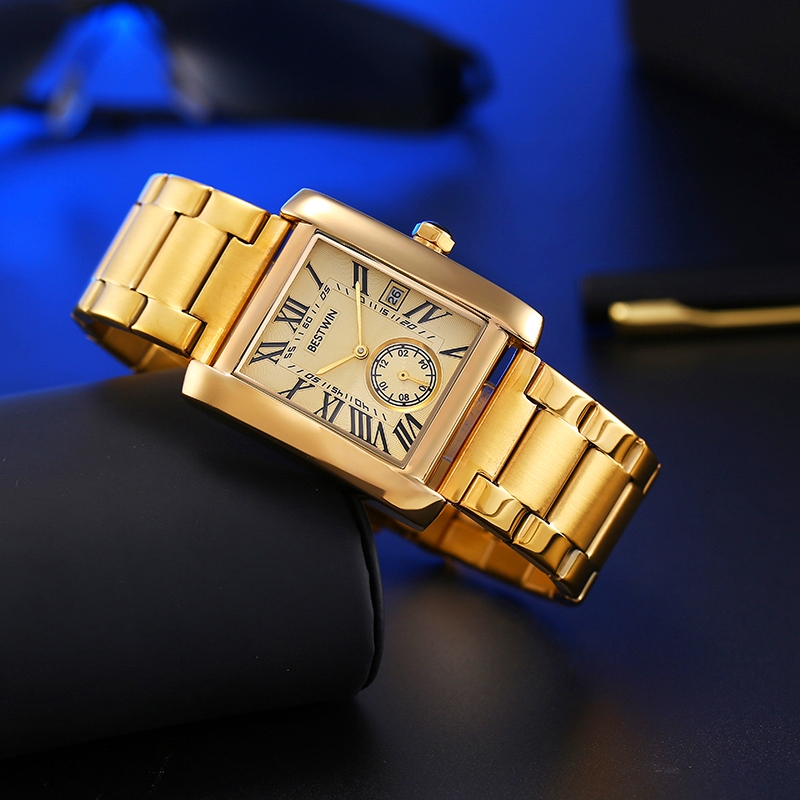 Luxe herenhorloge Heren goud w - Luxury Watch White recensie en prijs