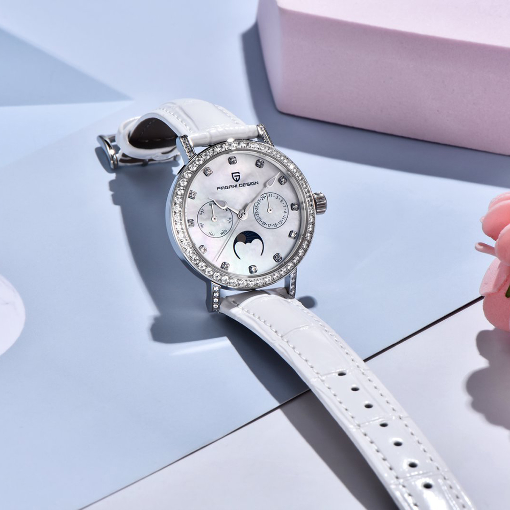 PAGANI DESIGN Dames quartzhorl - Luxury Watch White recensie en prijs