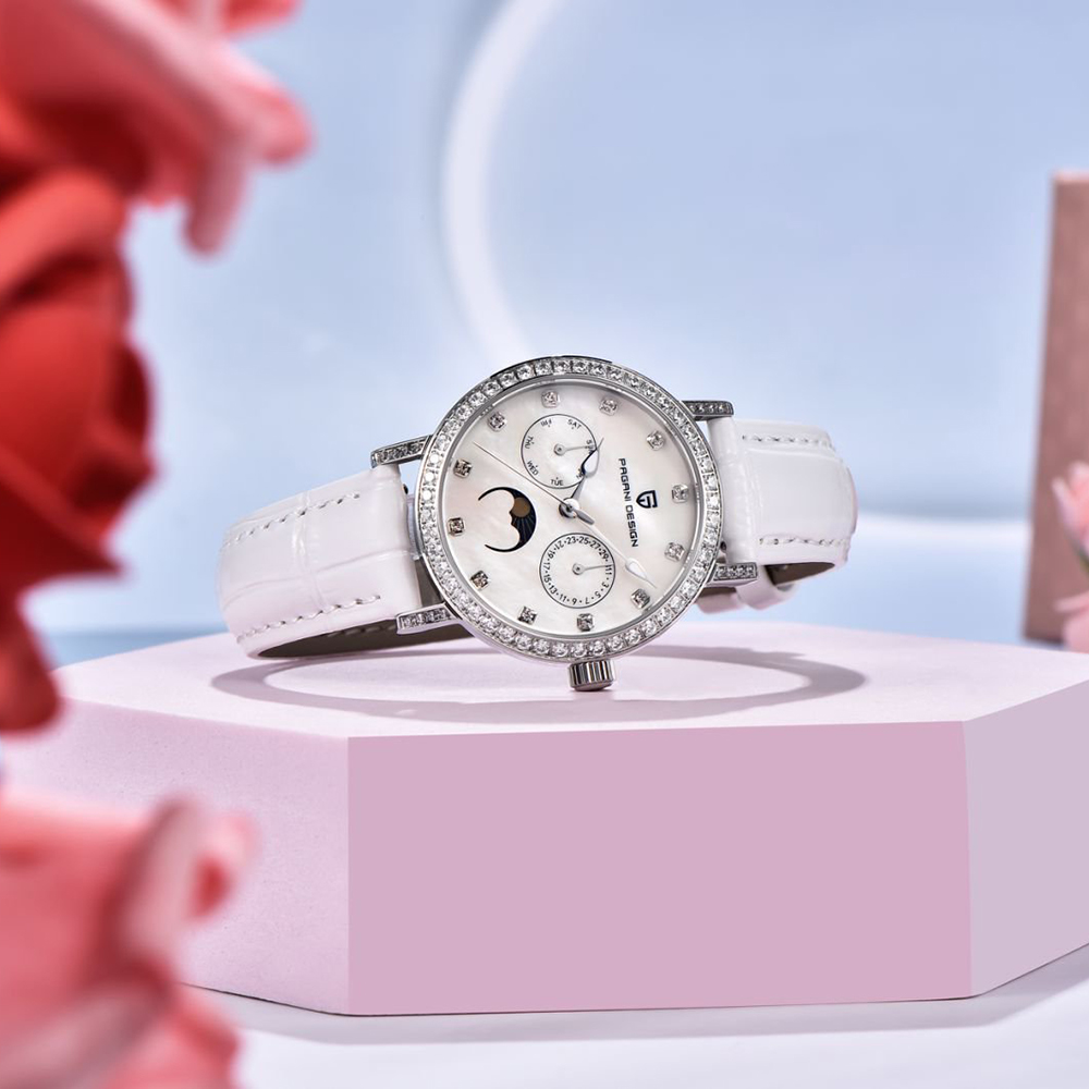 PAGANI DESIGN Dames quartzhorl - Luxury Watch White recensie en prijs