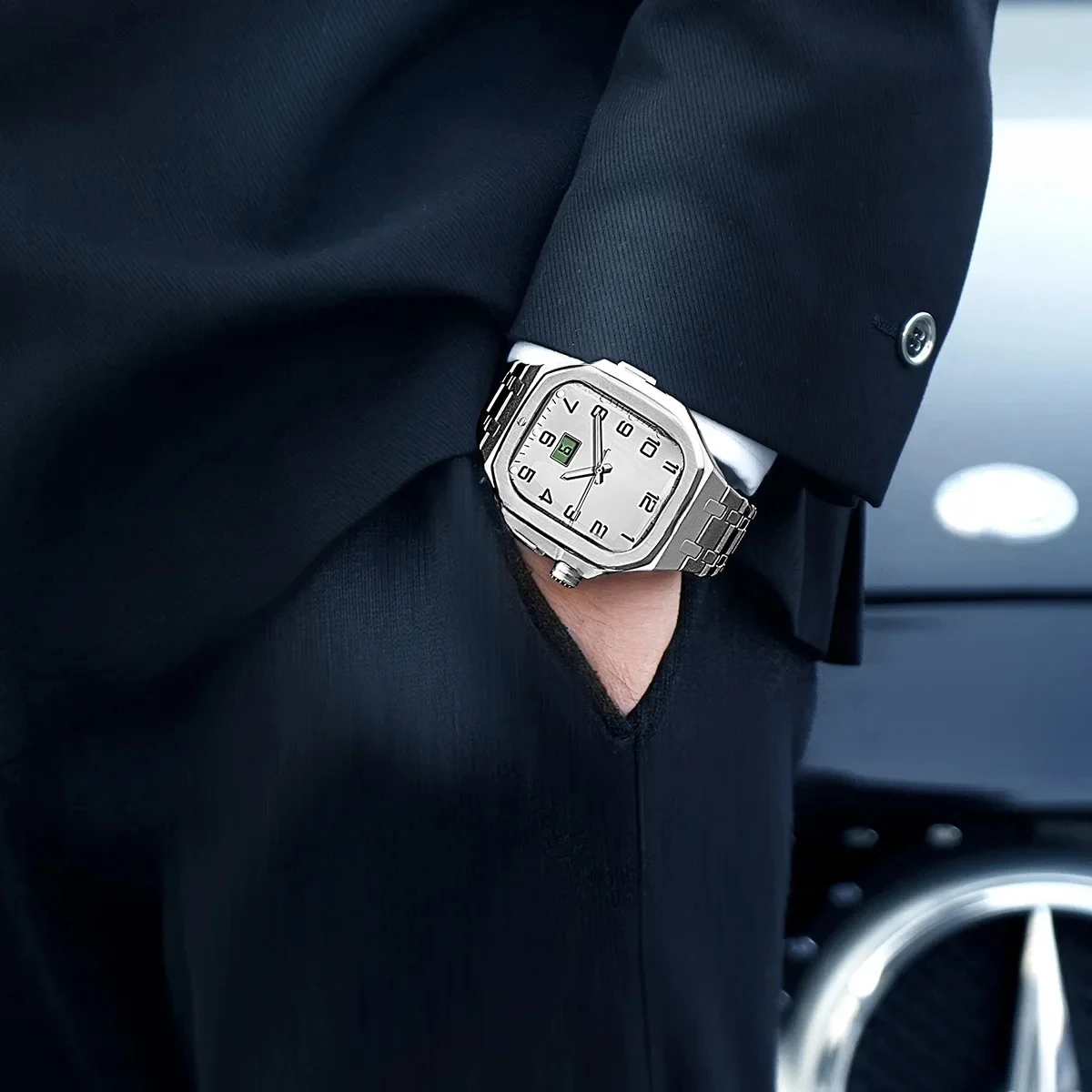 Luxe roestvrijstalen behuizing - Luxury Watch Apple recensie en prijs