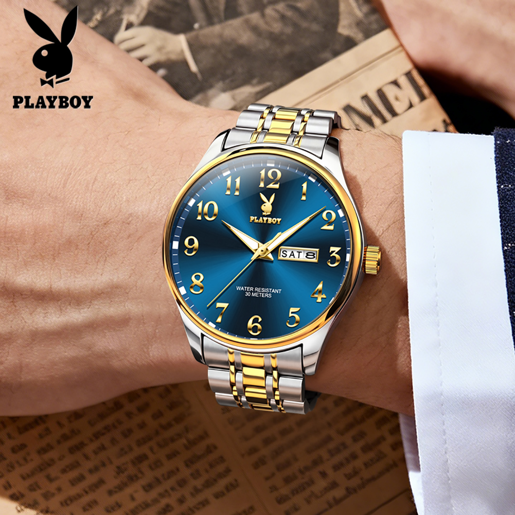 PLAYBOY 3533 Merk originele au - Luxury Watch With Arabic Numerals recensie en prijs