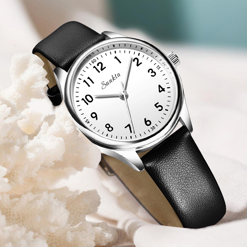 LUIK Eenvoudige damesmode zwar - Luxury Watch White recensie en prijs