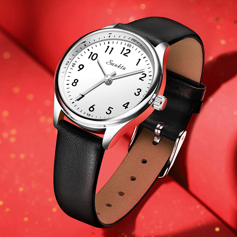 LUIK Eenvoudige damesmode zwar - Luxury Watch White recensie en prijs