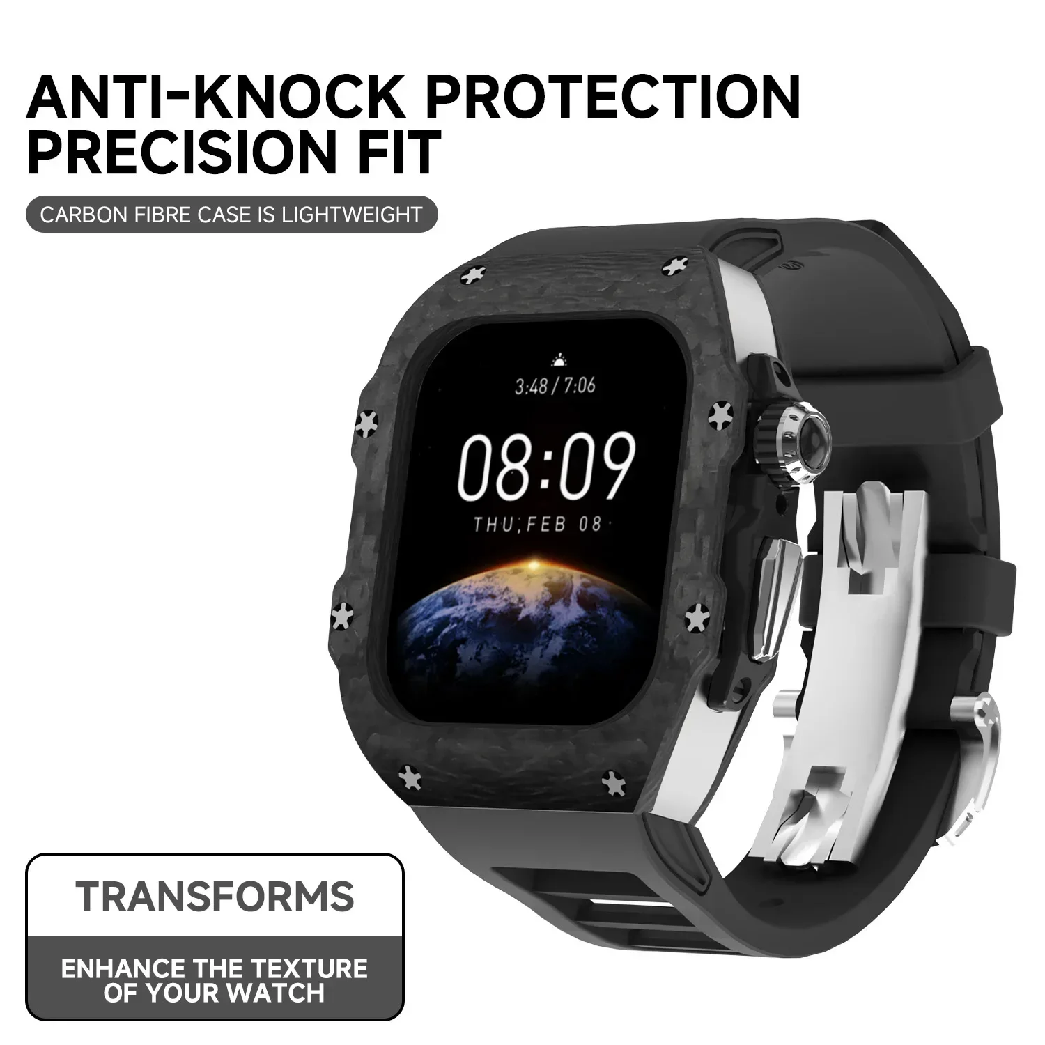 Carbon Fiber Case voor Apple W - Luxury Watch Apple recensie en prijs