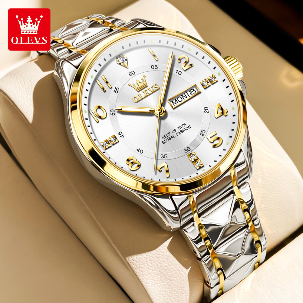 OLEVS Merk origineel polshorlo - Luxury Watch With Arabic Numerals recensie en prijs