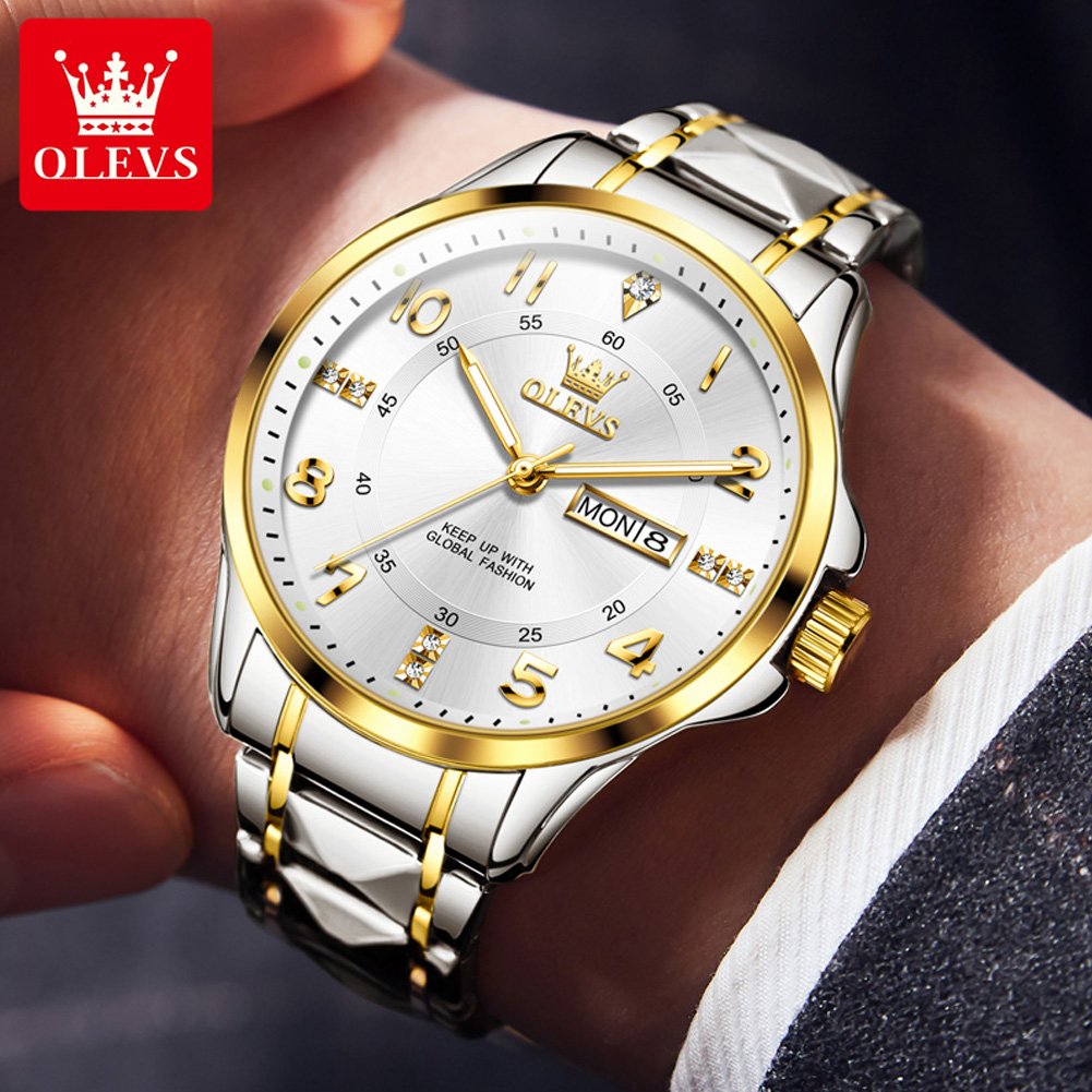 OLEVS Merk origineel polshorlo - Luxury Watch With Arabic Numerals recensie en prijs