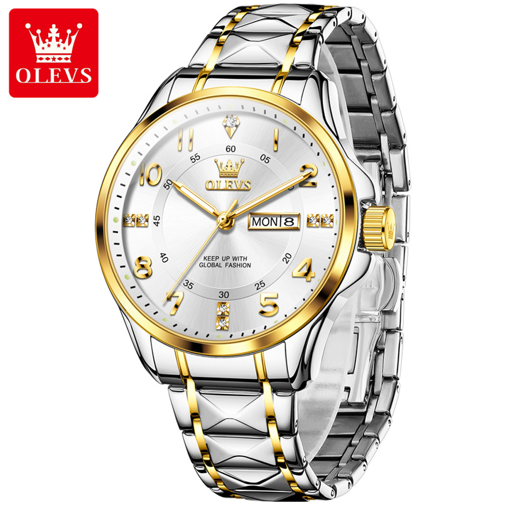 OLEVS Merk origineel polshorlo - Luxury Watch With Arabic Numerals recensie en prijs