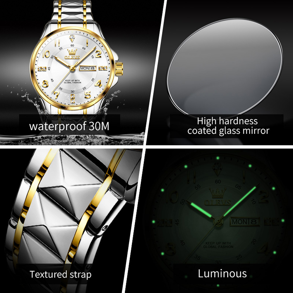 OLEVS Merk origineel polshorlo - Luxury Watch With Arabic Numerals recensie en prijs