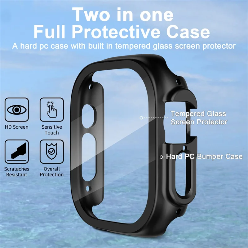 Glas + case Voor Apple Horloge - Luxury Watch Apple recensie en prijs