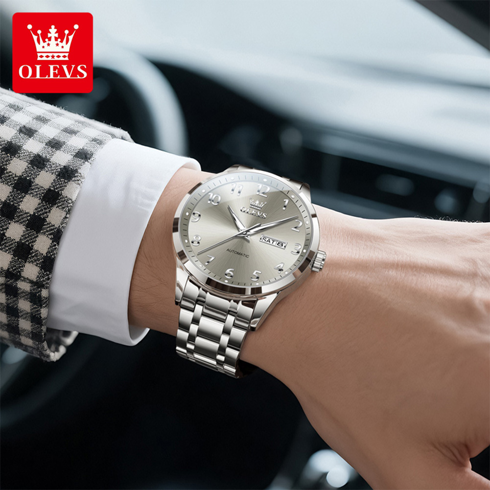 OLEVS automatisch horloge voor - Luxury Watch With Arabic Numerals recensie en prijs