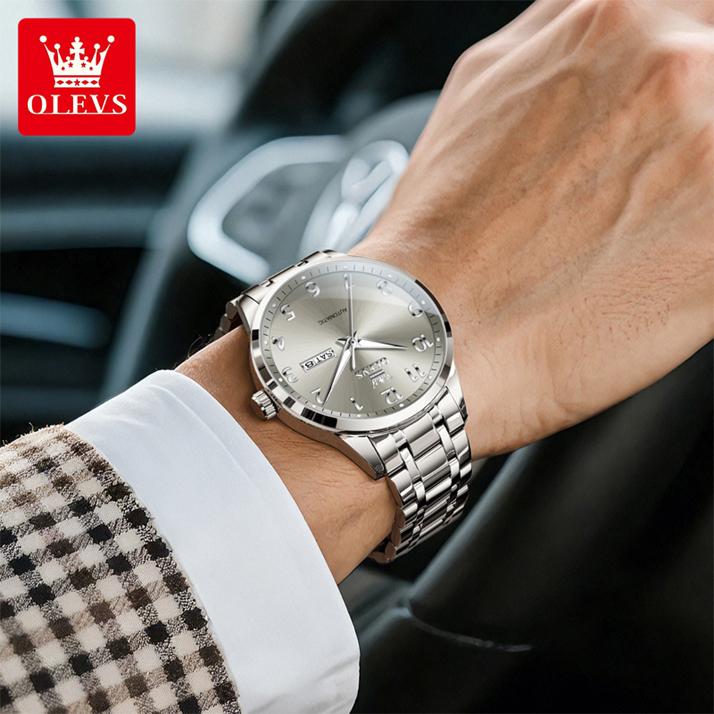 OLEVS automatisch horloge voor - Luxury Watch With Arabic Numerals recensie en prijs
